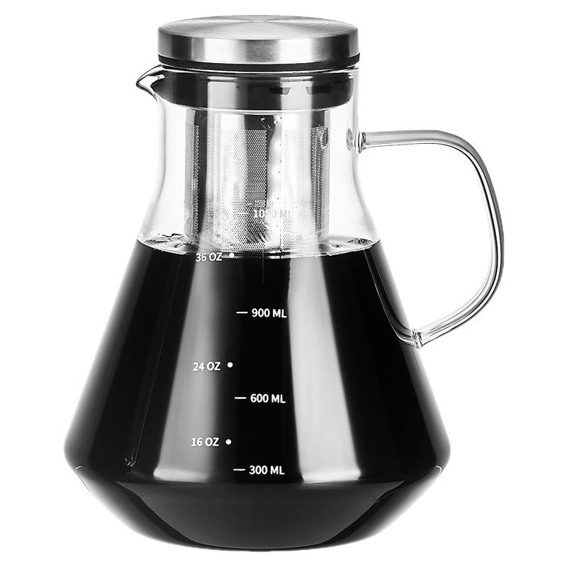 Teko kopi kaca bergraduat