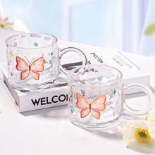 Telinga Besar Super Fairy Butterfly Cawan Kaca